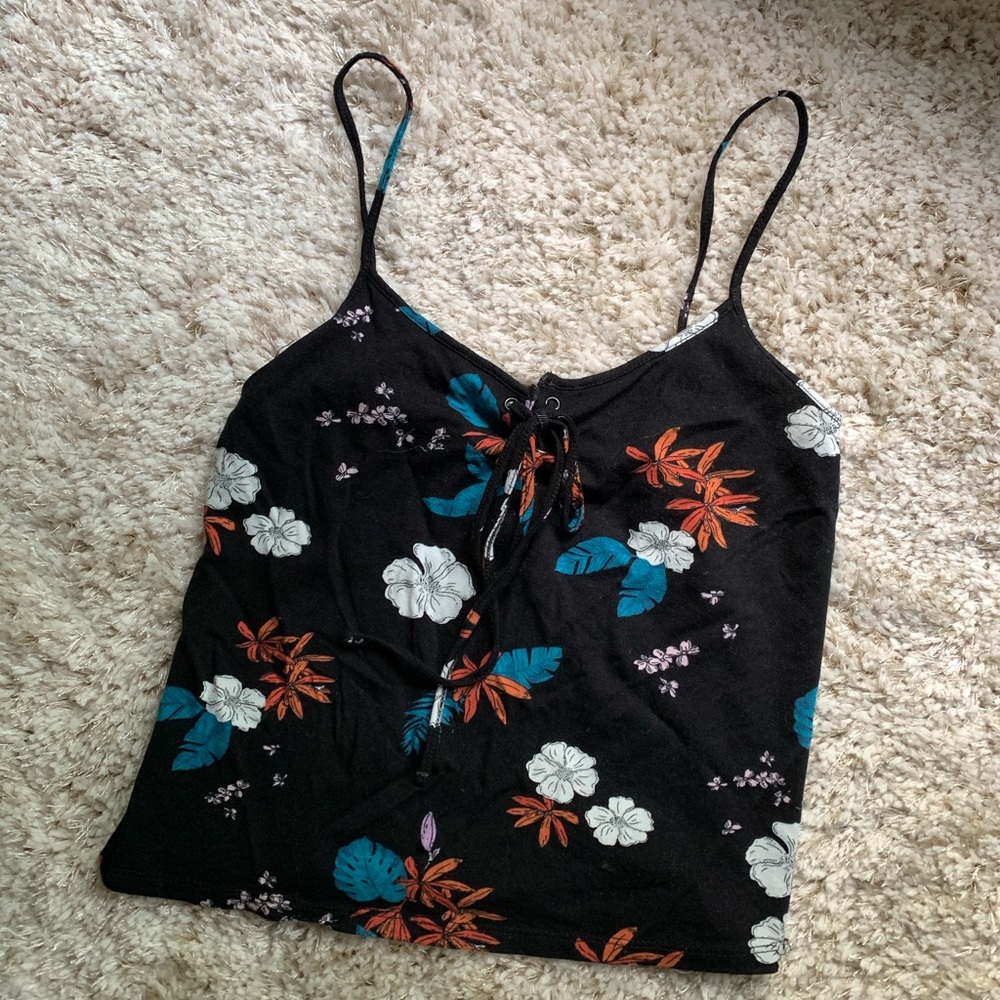 empyre floral crop top